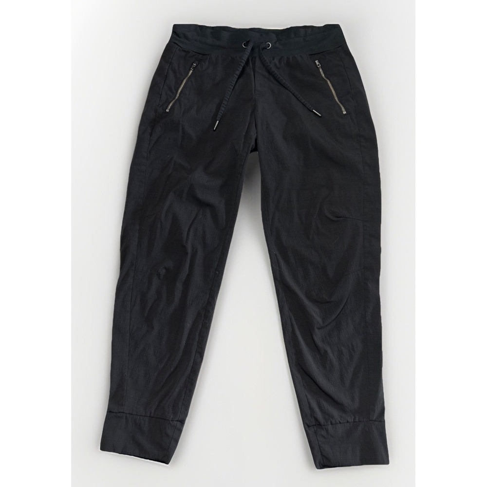 Women's Athleta Rip Stop Nylon Stretch Jogger Pull On Ankle Pants Sz 8 27" Ins - Picture 1 of 7